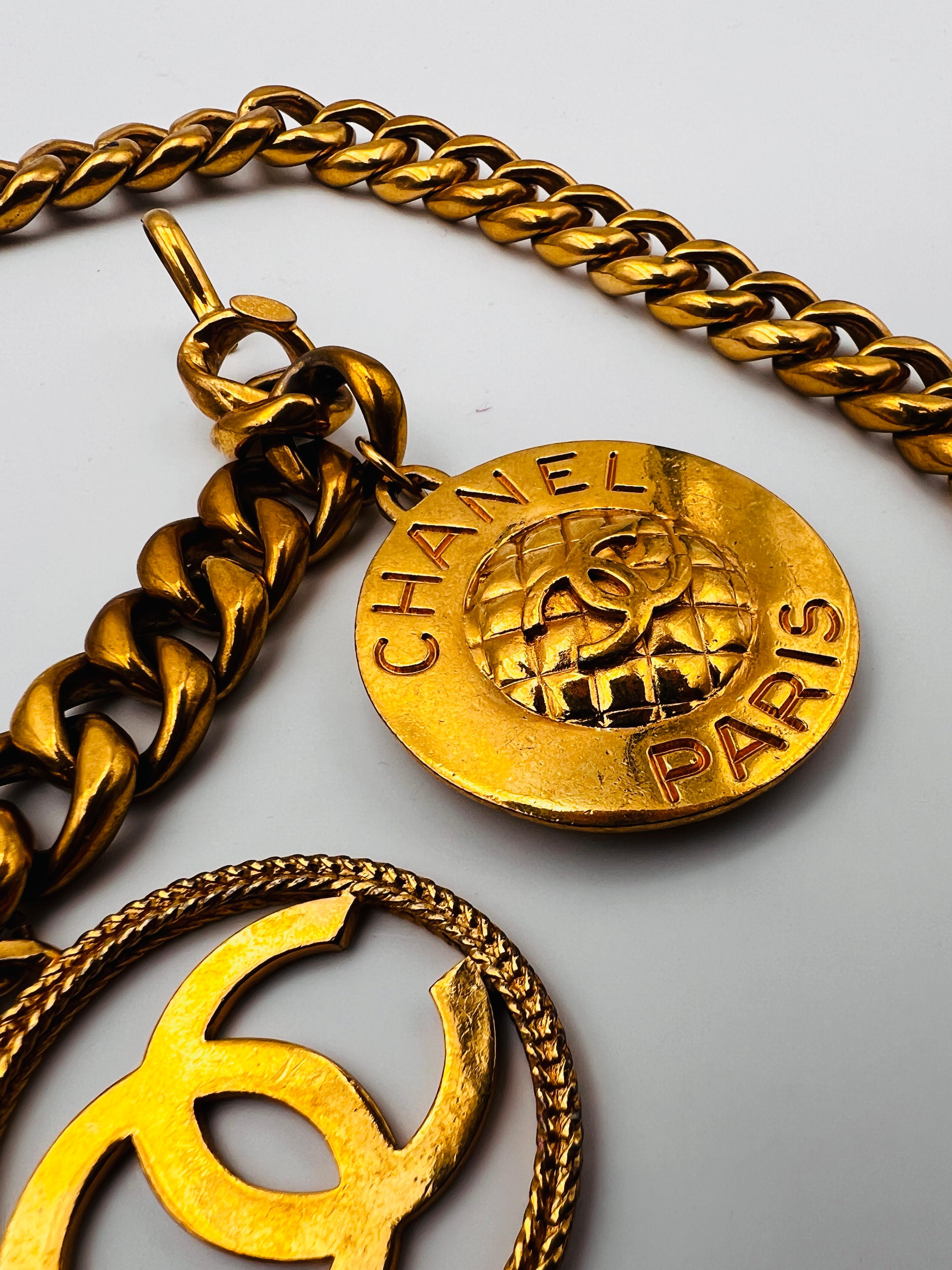 Chanel Chain Charms Belt 1980 Paris For Sale 7