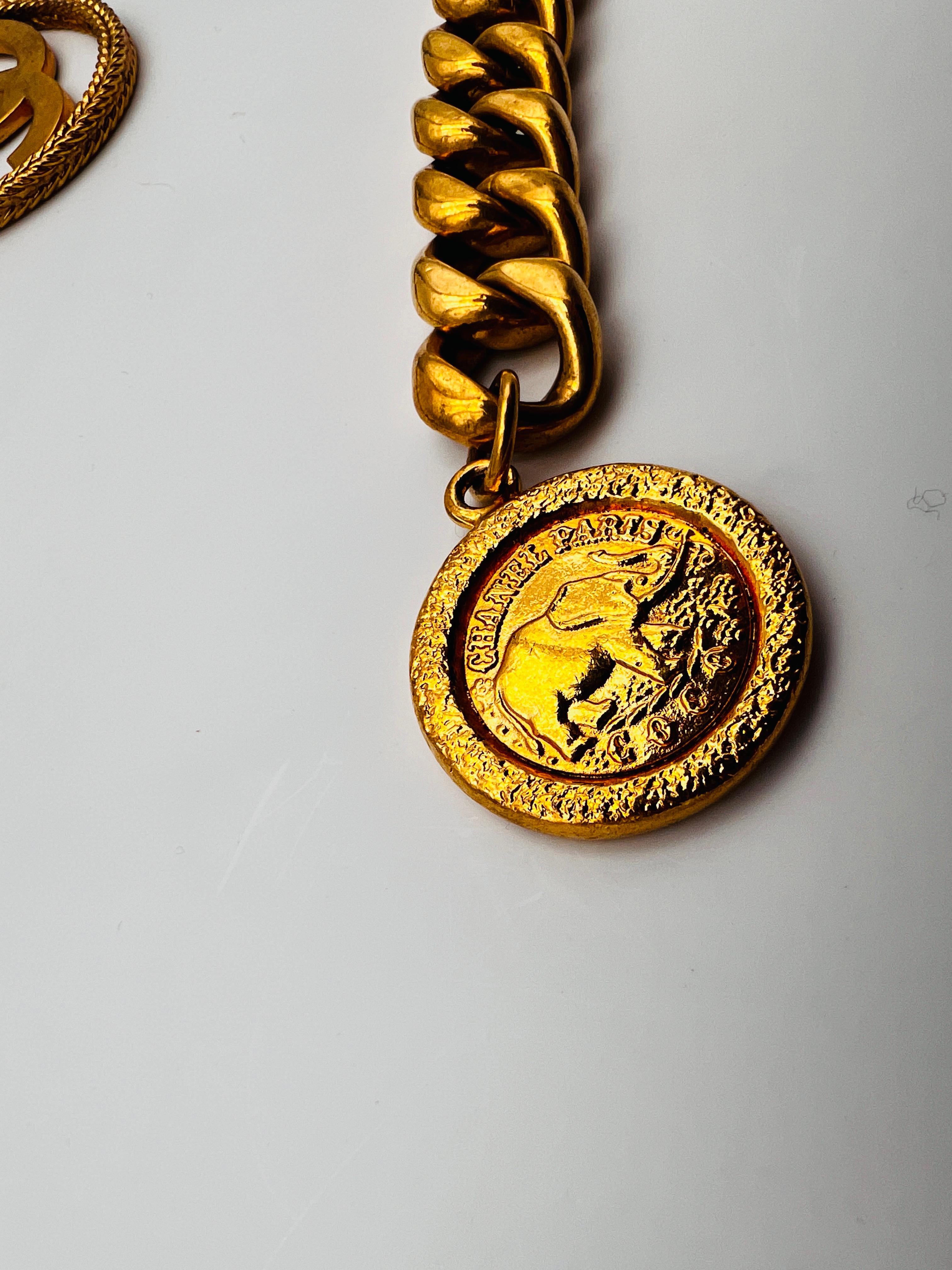 Chanel Chain Charms Belt 1980 Paris For Sale 1