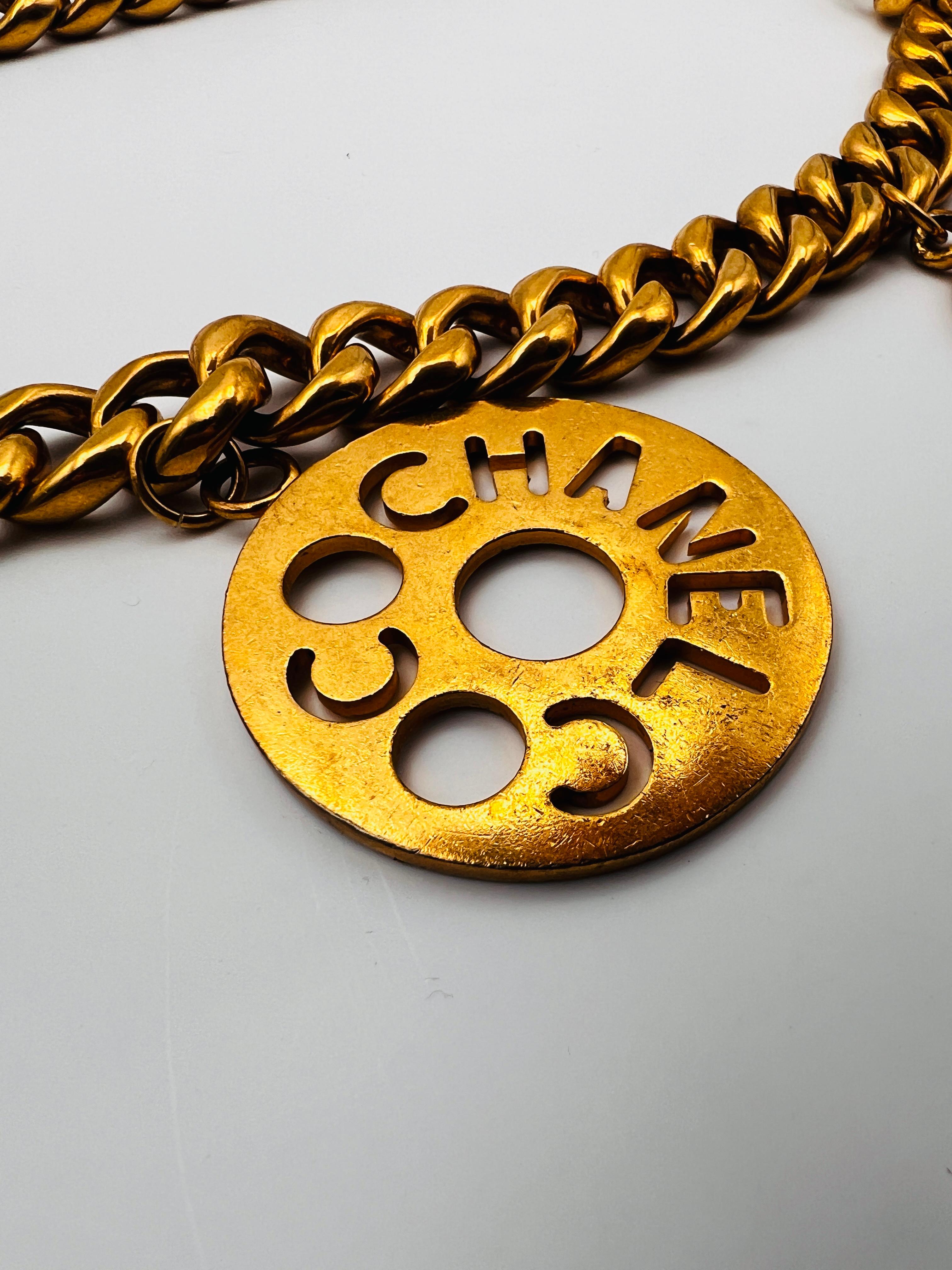 Chanel Chain Charms Belt 1980 Paris For Sale 4
