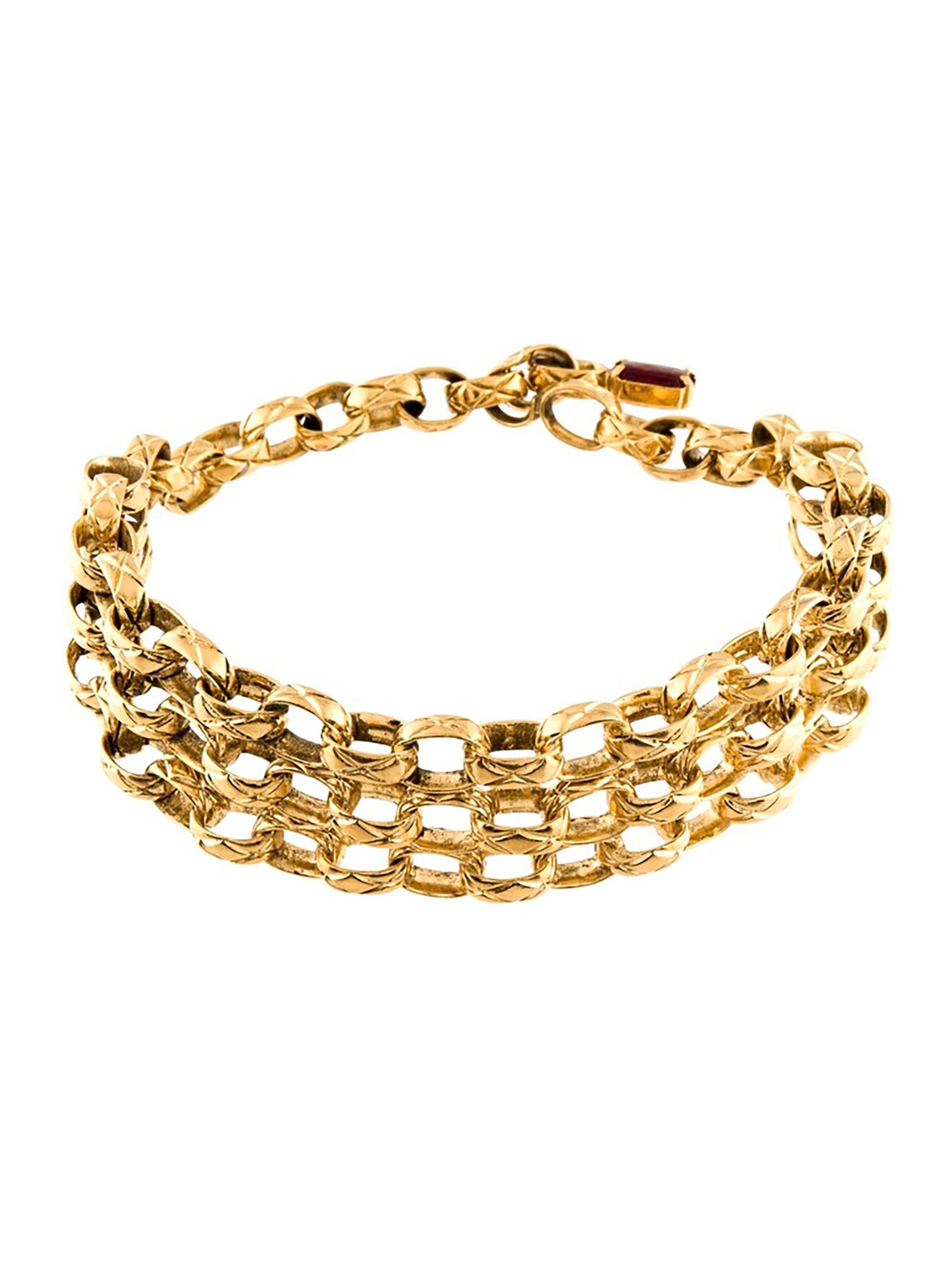 Chanel Choker mit Kette 1984  im Zustand „Hervorragend“ im Angebot in Austin, TX