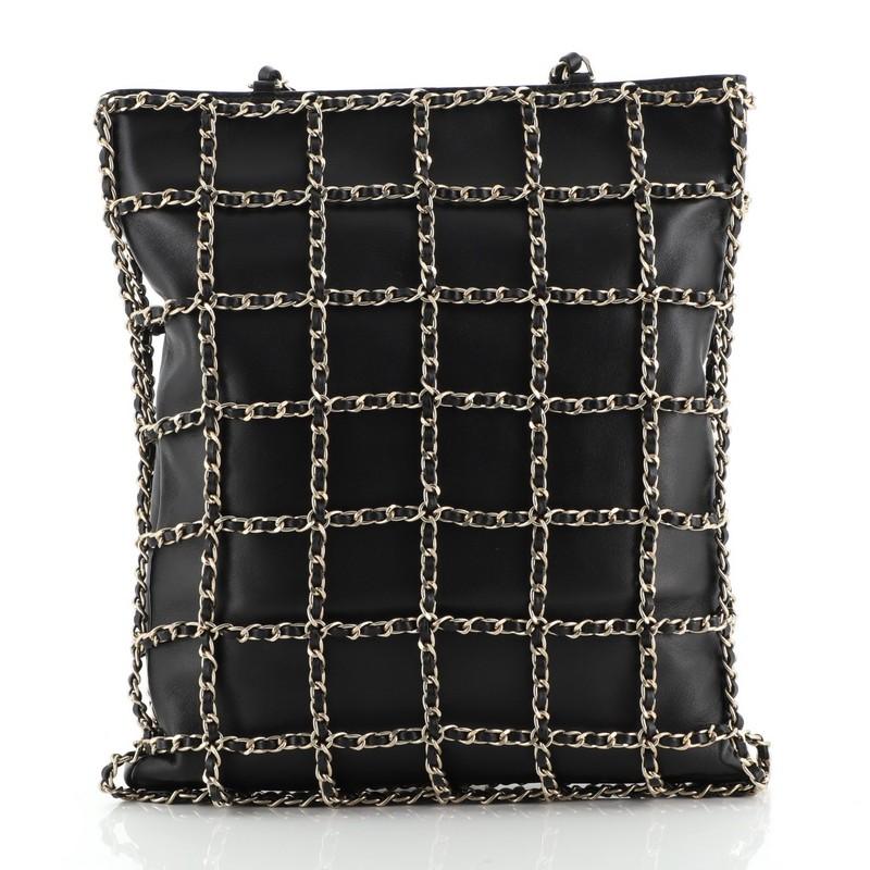 chanel tote with chain