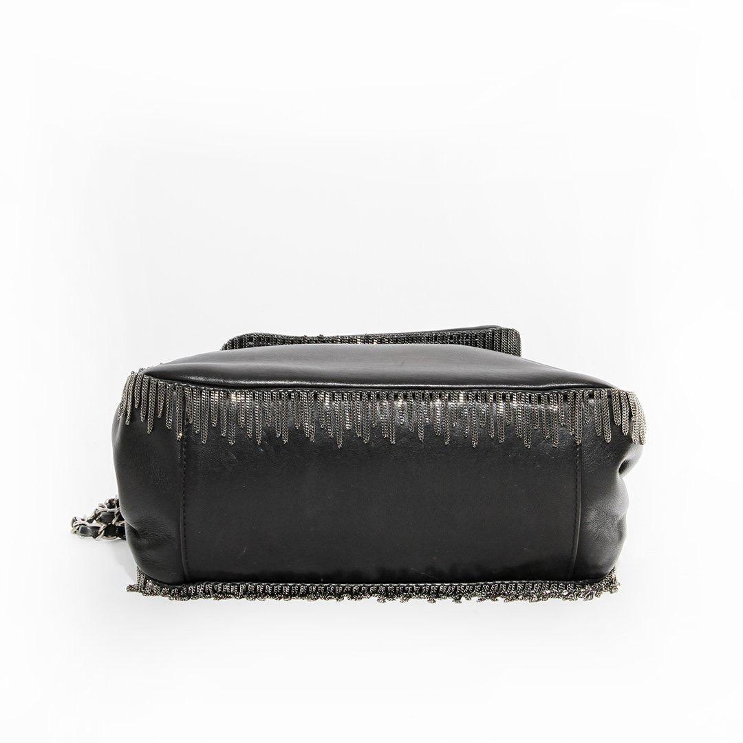 Black Chanel Chain Fringe Handbag F/W 2007 RTW Collection