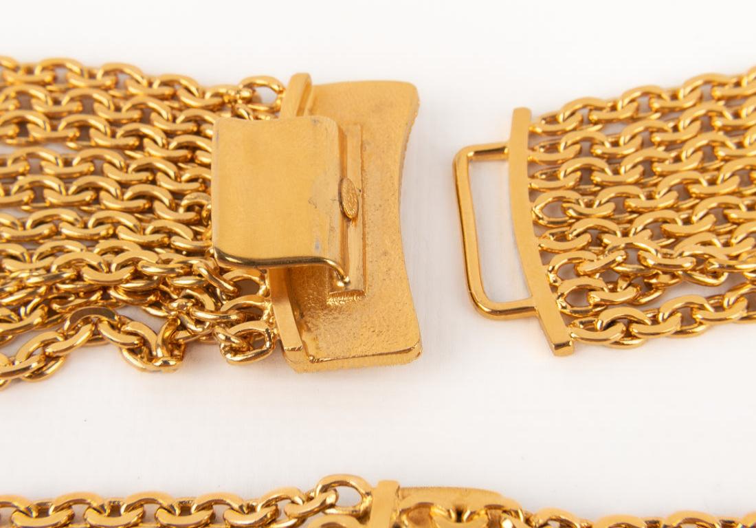Chanel Chain Golden Metal Chain Belt, 1996 3