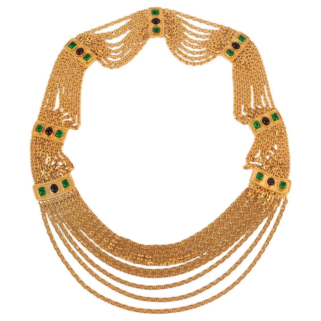 Chanel Chain Golden Metal Chain Belt, 1996