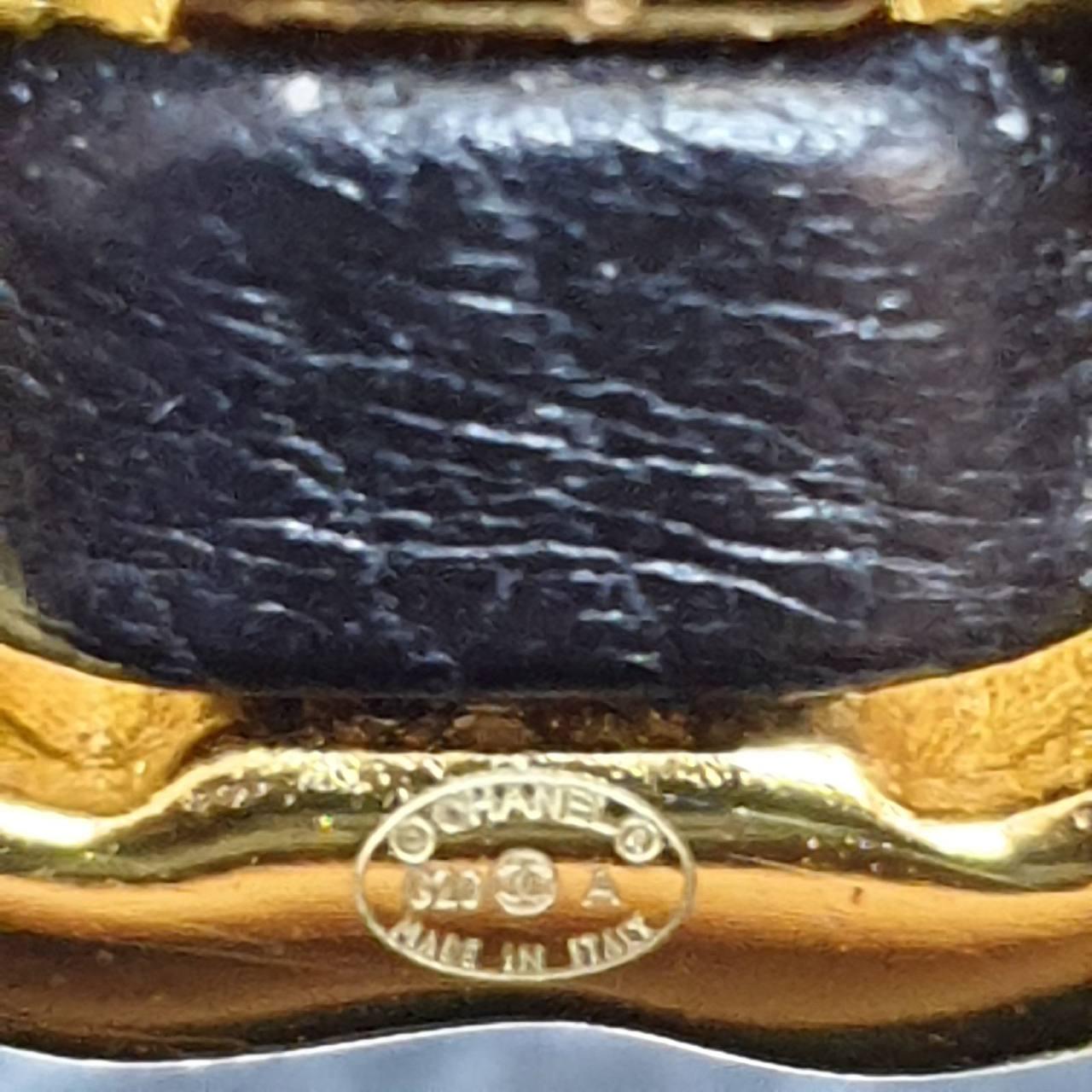 Women's Chanel Chain leather Detail Bracelet For Sale