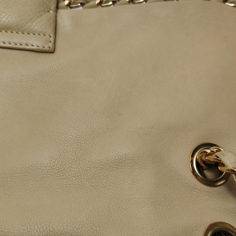 Chanel Chain Me Chain Around Medium Flap Bag Beige Calfskin Leather, 2011 7