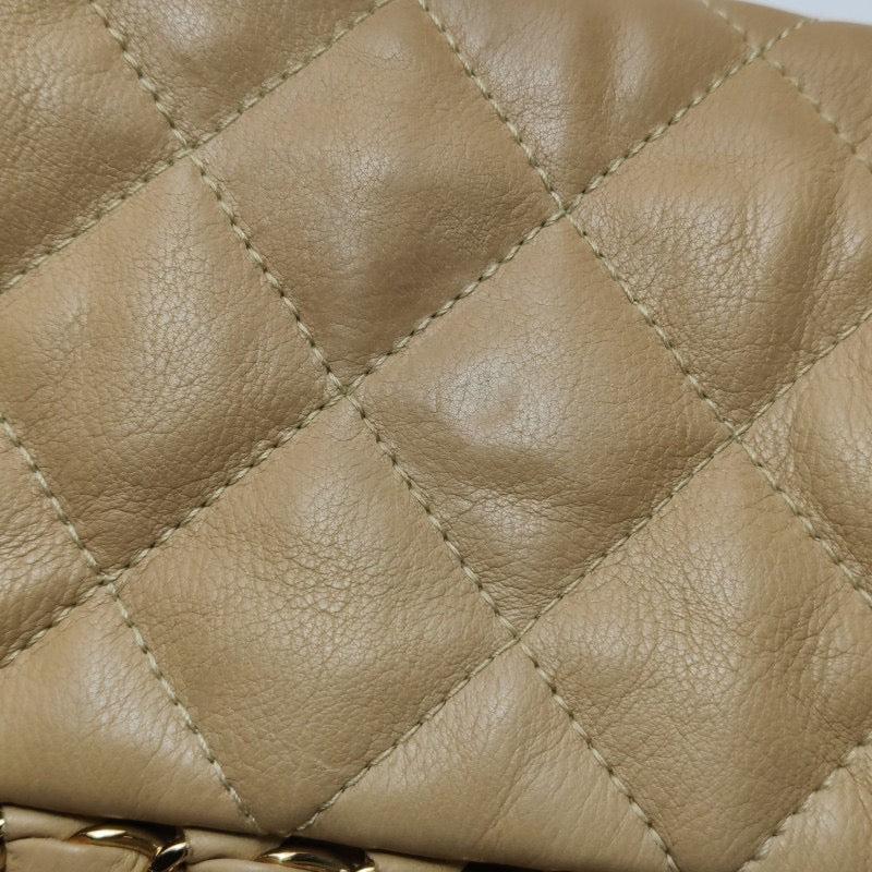 Chanel Chain Me Chain Around Medium Flap Bag Beige Calfskin Leather, 2011 13