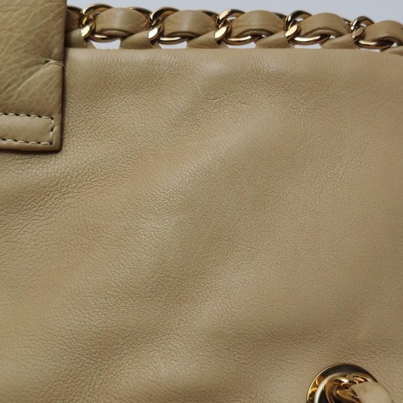 Chanel Chain Me Chain Around Medium Flap Bag Beige Calfskin Leather, 2011 2