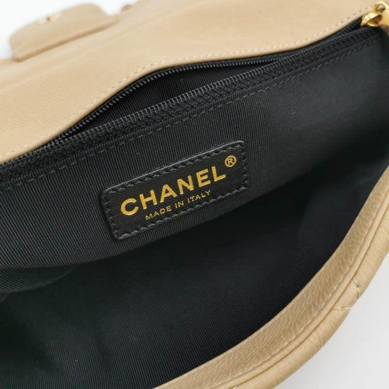 Chanel Chain Me Chain Around Medium Flap Bag Beige Calfskin Leather, 2011 3