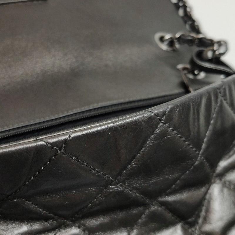 Chanel Chain Me Chain Around Medium Flap Bag Shiny Black Calfskin Leather, 2012 9