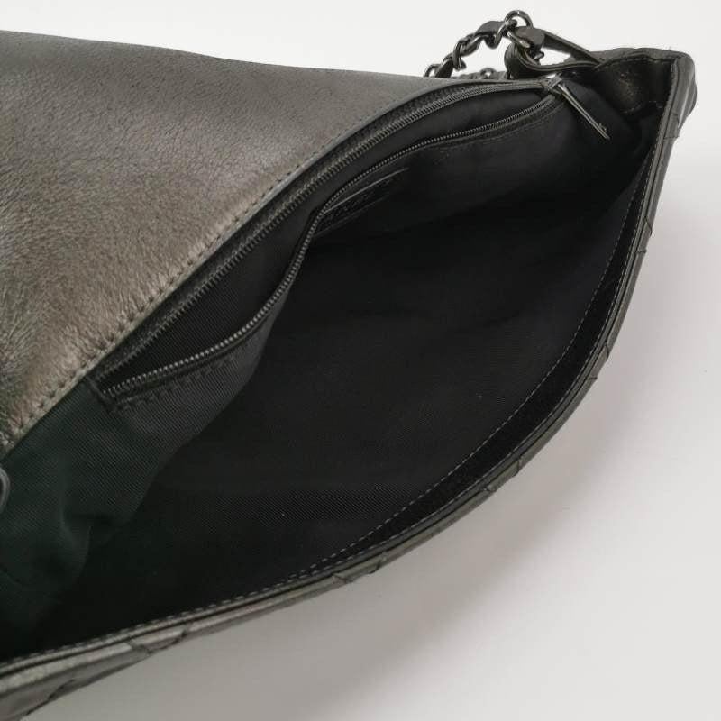 Chanel Chain Me Chain Around Medium Flap Bag Shiny Black Calfskin Leather, 2012 4