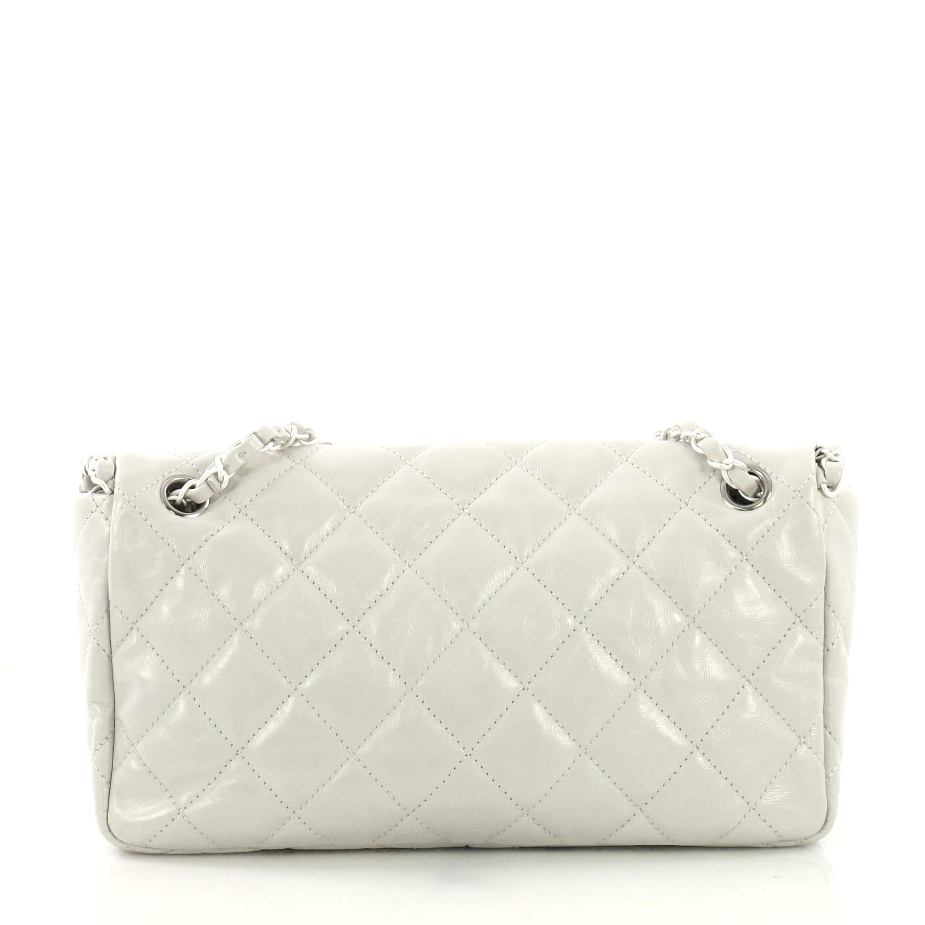 Chanel Chain Me Flap Bag Quilted Calfskin Jumbo In Excellent Condition In NY, NY