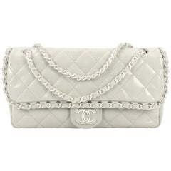 Chanel Chain Me Flap Bag Quilted Calfskin Jumbo