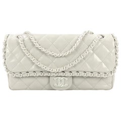 Chanel Chain Me Flap Bag Quilted Calfskin Jumbo