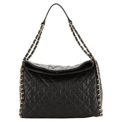 Chanel Chain Me Hobo Quilted Leather Large