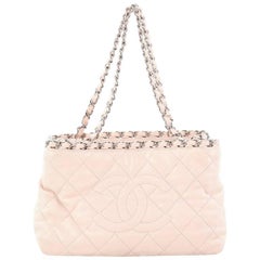Chanel Chain Me Tote Quilted Calfskin Small