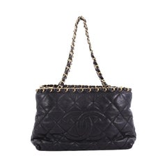 Chanel Chain Me Tote Quilted Calfskin Small