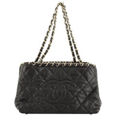 Chanel Chain Me Tote Quilted Calfskin Small