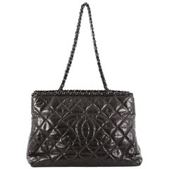 Chanel Chain Me Tote Quilted Glazed Calfskin Medium