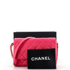 Chanel Kette Melody Klappentasche Gesteppt Kaviar Medium
