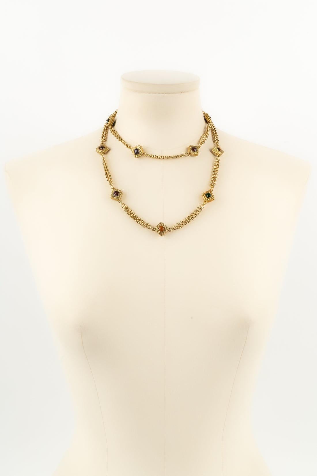 Chanel Chain Necklace, 1990s In Excellent Condition For Sale In SAINT-OUEN-SUR-SEINE, FR