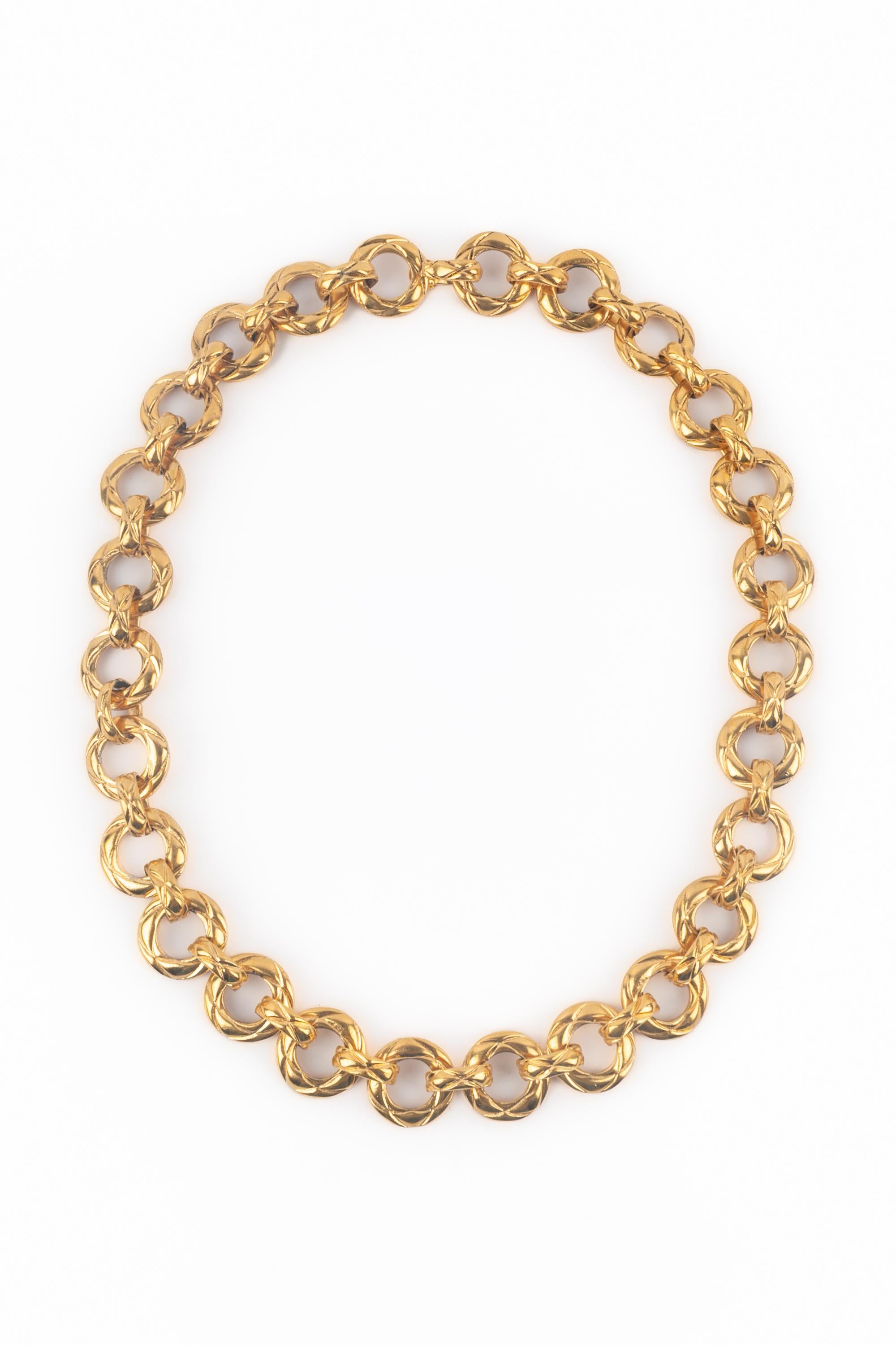 Collana a catena Chanel anni '90 In condizioni ottime in vendita a SAINT-OUEN-SUR-SEINE, FR