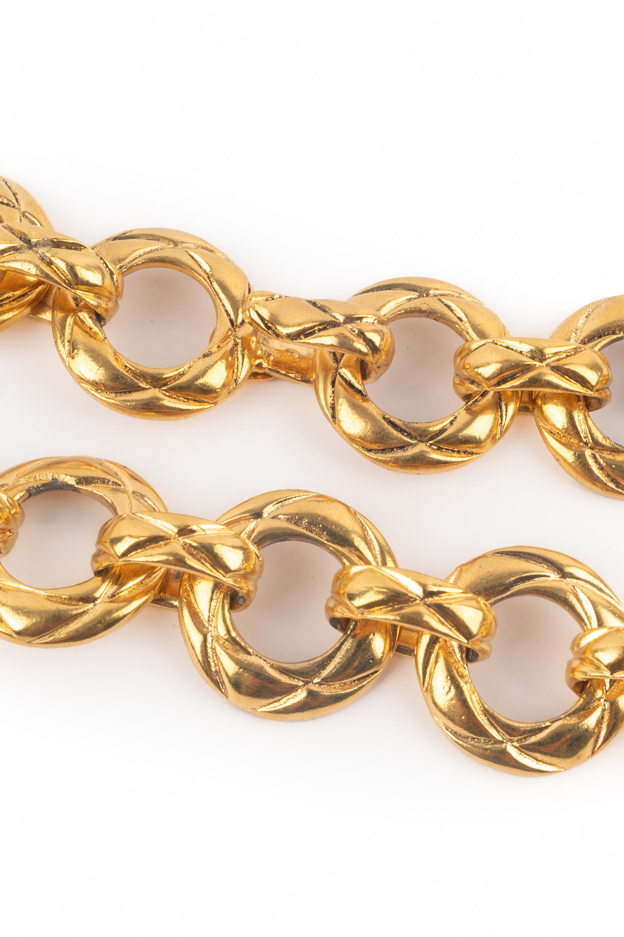 Collana a catena Chanel anni '90 in vendita 1
