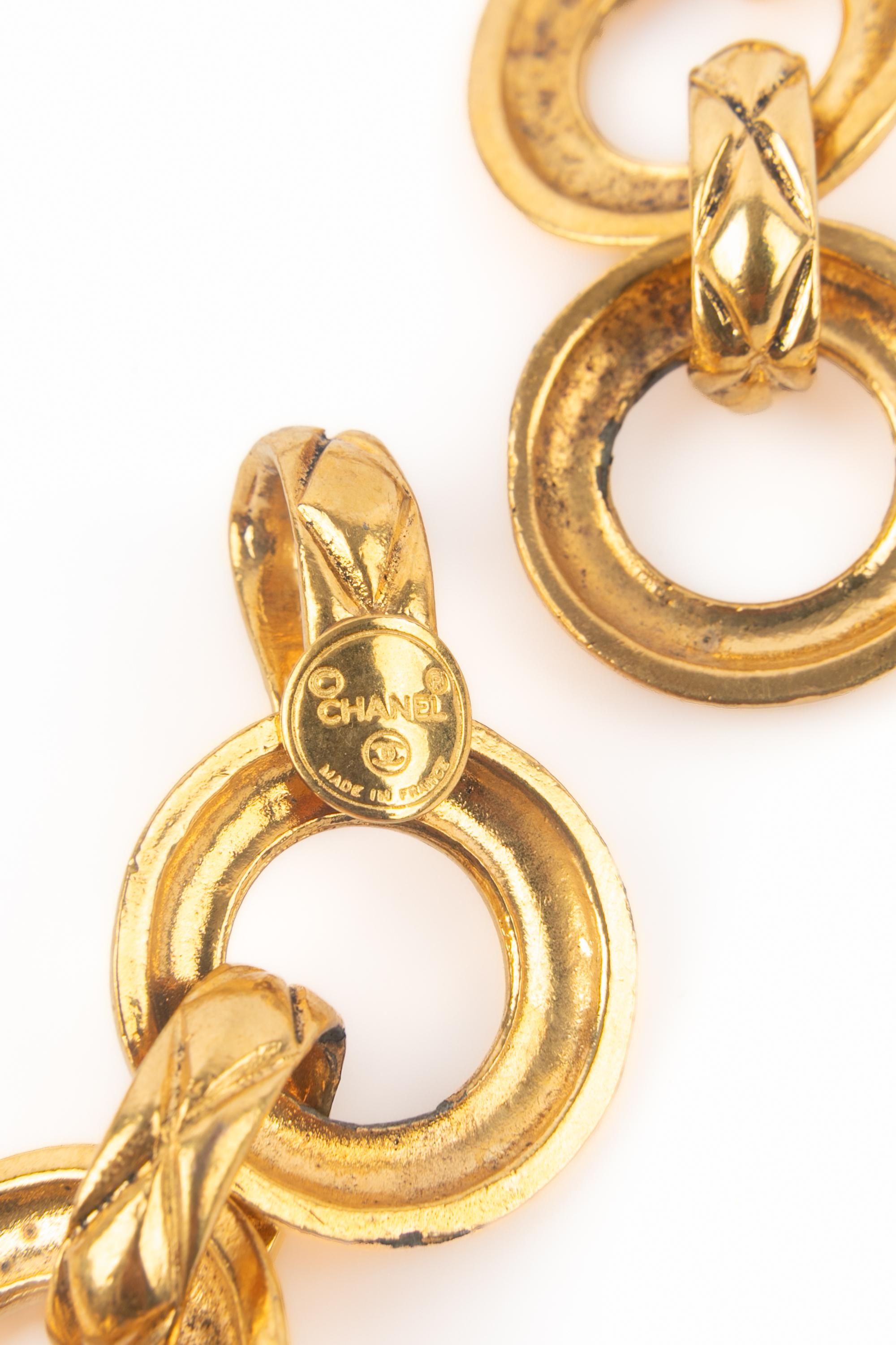 Collana a catena Chanel anni '90 in vendita 2