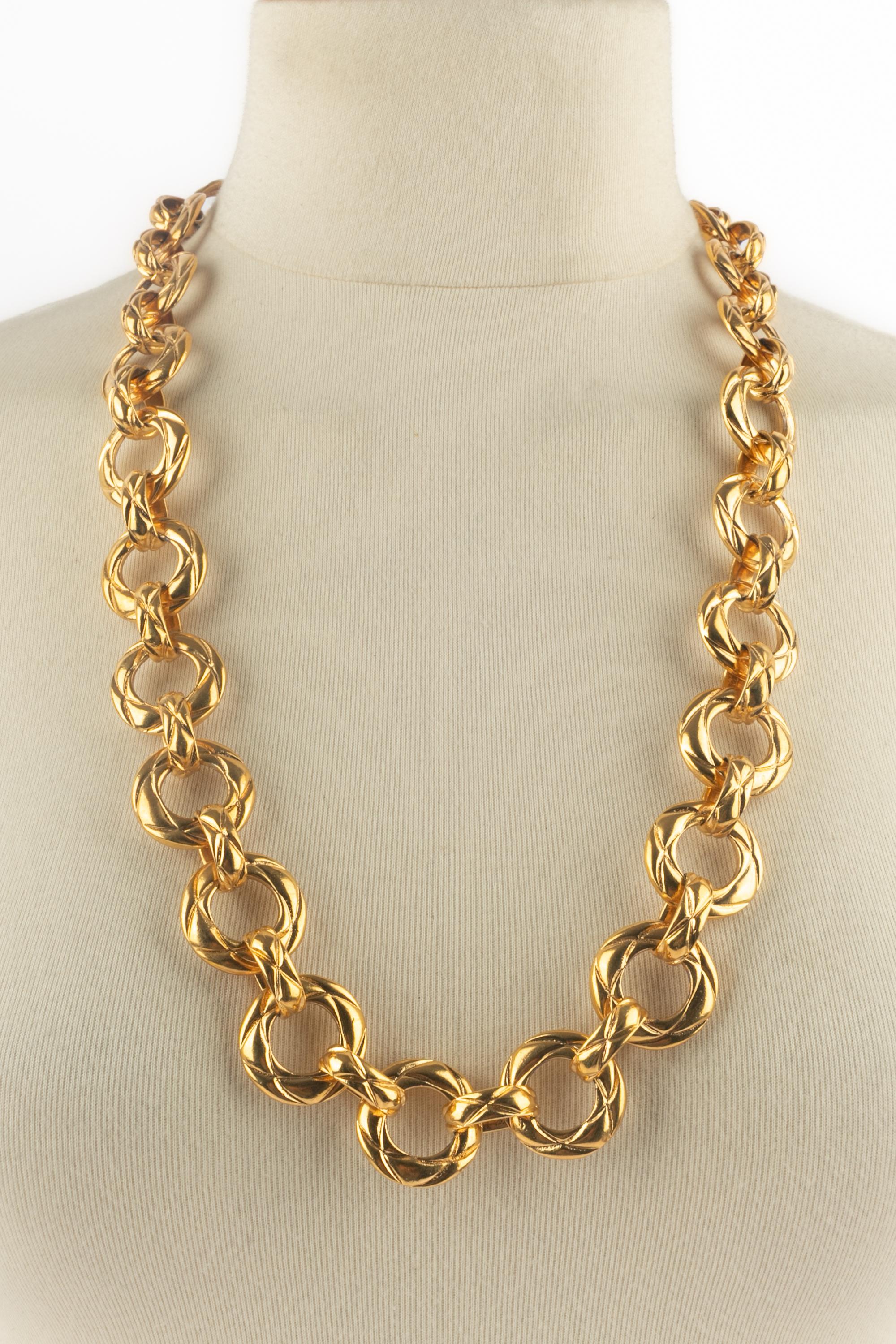 Collana a catena Chanel anni '90 in vendita 4