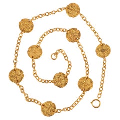 Chanel Chain Necklace with Circular Medallions, 1993