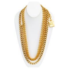 Chanel Chain Perfume Bottle 80s Belt