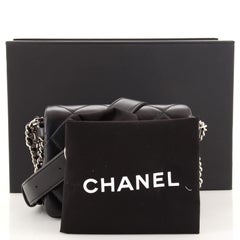 Chanel Chain Rows Flap Bag Quilted Lambskin Mini
