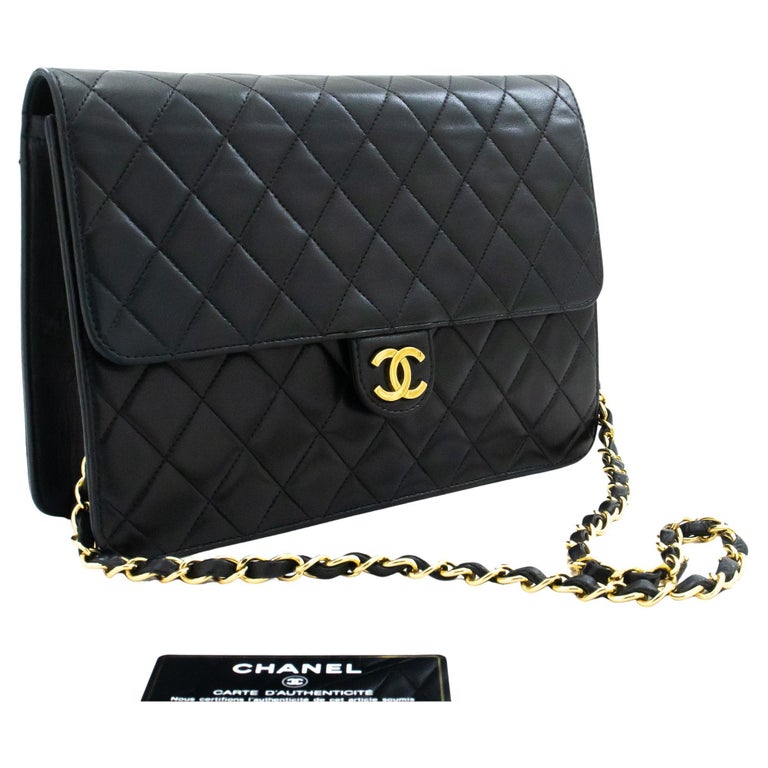 Chanel bag ladies bag black caviar chain bag handheld shoulder