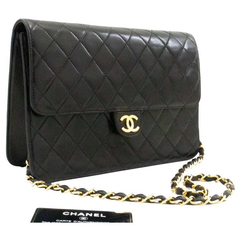 Chanel East West Mademoiselle Accordion Flap Bag Quilted Lambskin Small, at  1stDibs