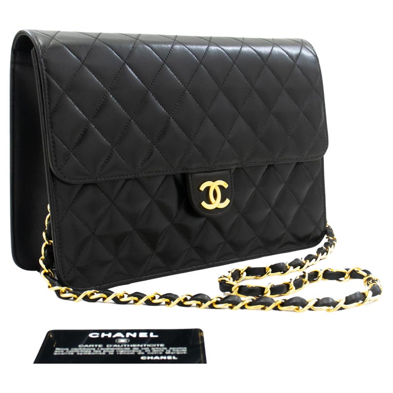 Chanel Black Clutch Bag - 131 For Sale on 1stDibs  chanel black clutch  purse, small black clutch bag