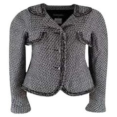 Chanel Chain Trim Boucle Tweed Blazer