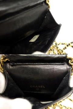 Chanel Chain (Ultra Rare) Cc Logo Caviar Mobile Phone Case Wallet On Chain228732