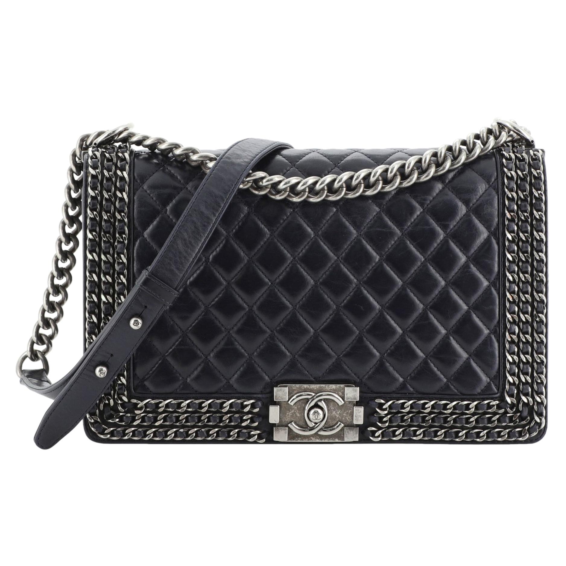 Chanel Chained Boy Flap Bag