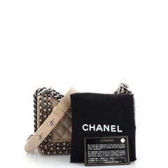 Chanel Chained Boy Flap Bag Quilted Glazed Calfskin Small