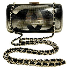 Used Chanel Chainmail 'CC' Logo  Hologram Minaudiere Bag