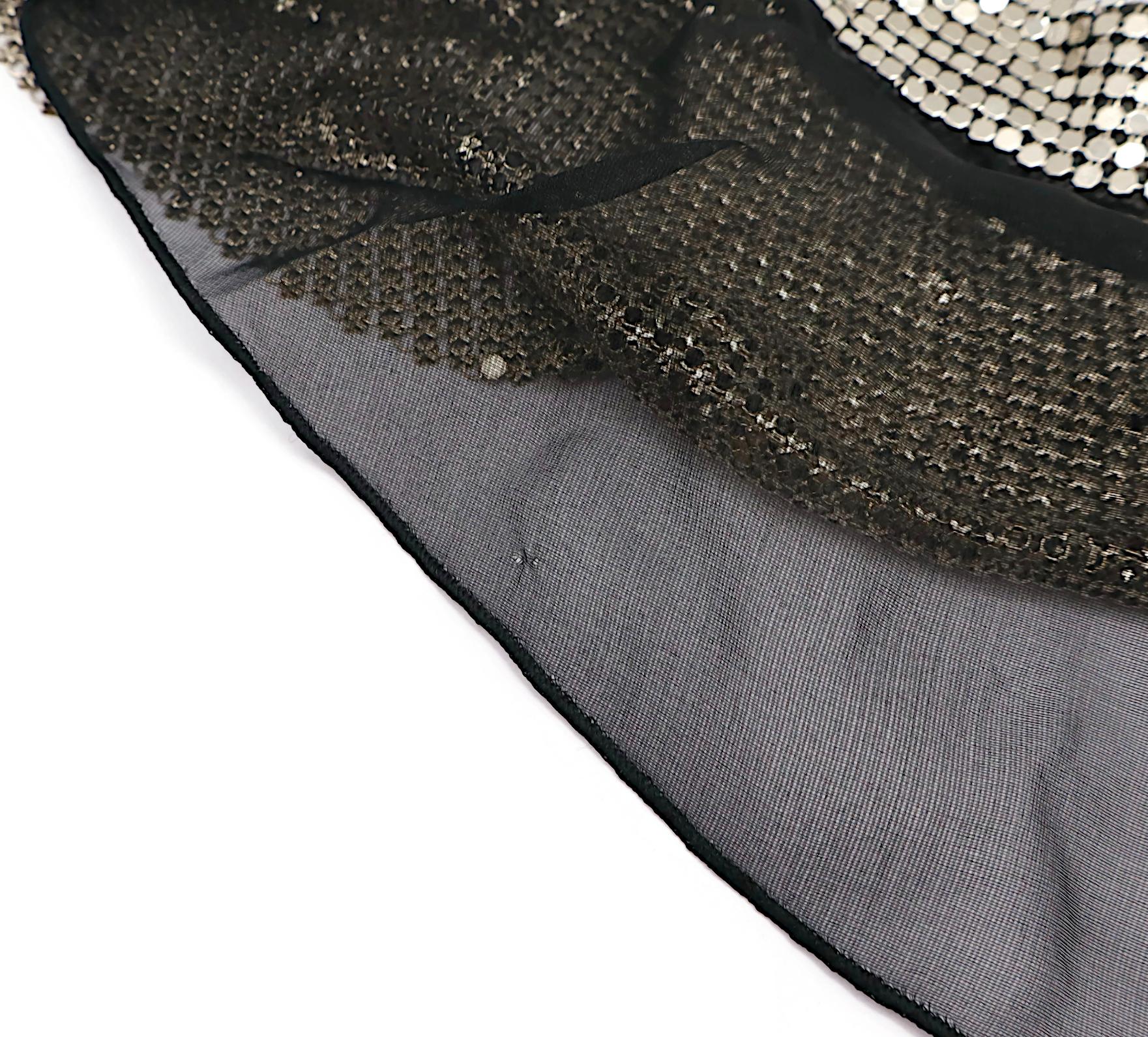 CHANEL Chainmail Collar Metal Scarf For Sale 9