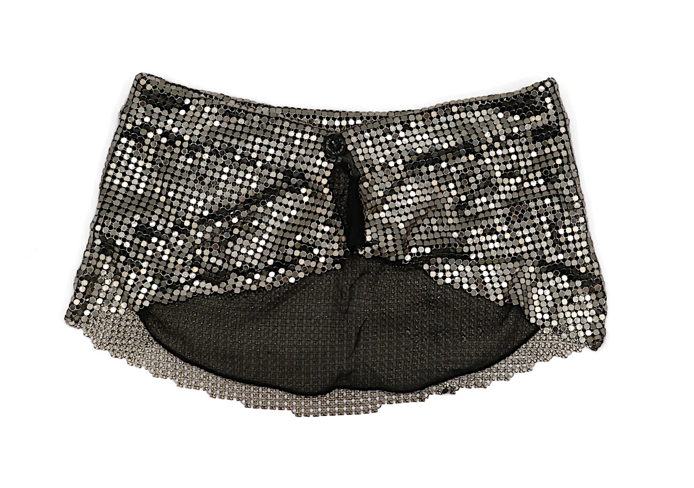 CHANEL Chainmail Collar Metal Scarf For Sale 3