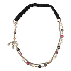 Chanel Champán Joyas de cabeza de metal, 2012