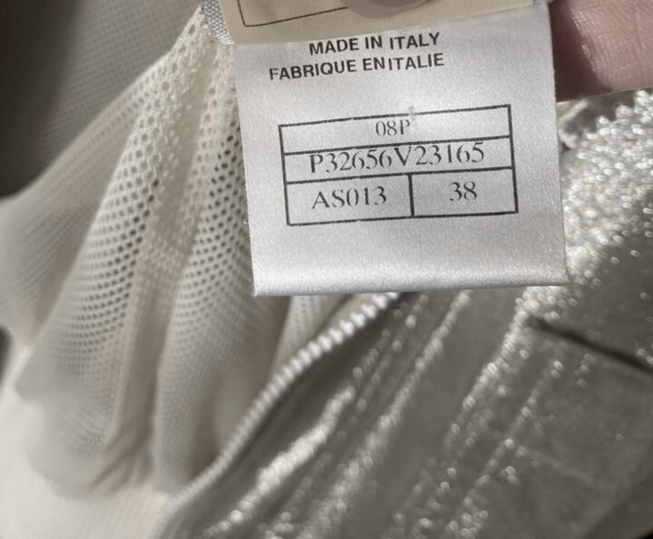 Chanel Champaign Metallic Leather Bomber Jacket 5