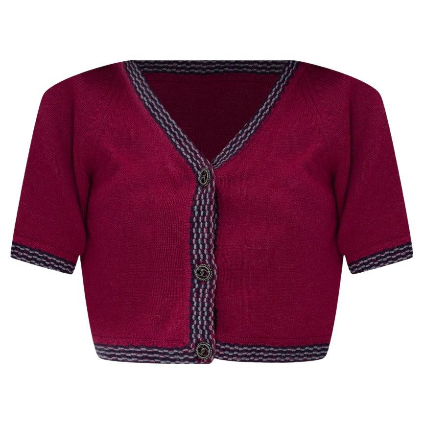 Chanel, Chanel 11C Laufsteg 2011 Kreuzfahrt-Kollektion Karl Lagerfeld Kaschmir-Cardiga