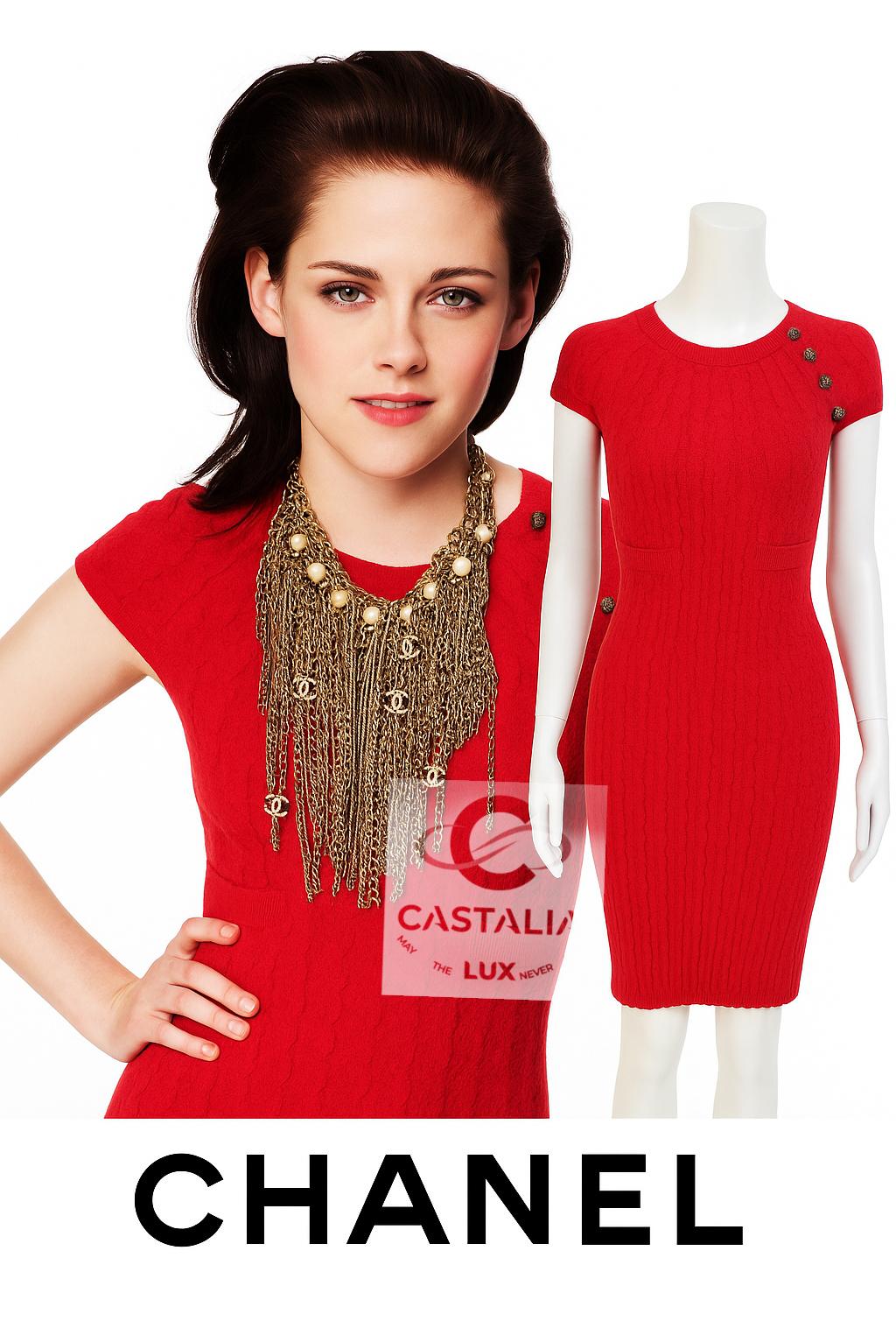 Chanel Red Knit Dress – Paris-SHANGHAI Metiers d'Art Collection by Karl Lagerfeld

An iconic silhouette from Chanel’s celebrated Paris-Shanghai collection
~ this scarlet red knit dress exemplifies Karl Lagerfeld’s seamless blend of Eastern