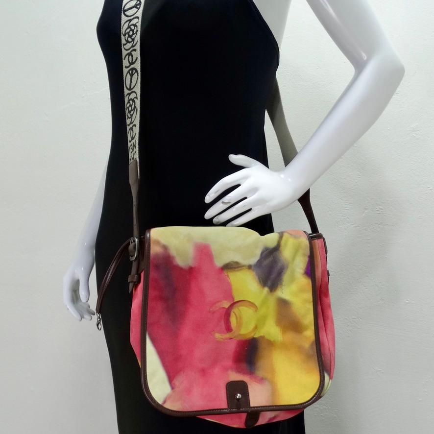 Chanel Chanel Limited Edition Graffiti Flower Power Messenger Crossbody Bag For Sale 10