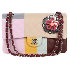 Chanel Chanel Multicolore CC Doppia Patta Borsa Media