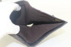 CHANEL Charcoal Grey Leathe Classic Flap Wallet 2CCS725K