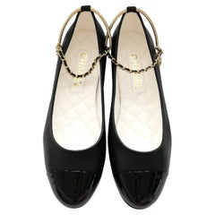 Chanel Charm Ankle Ballet Flats Spring 2022